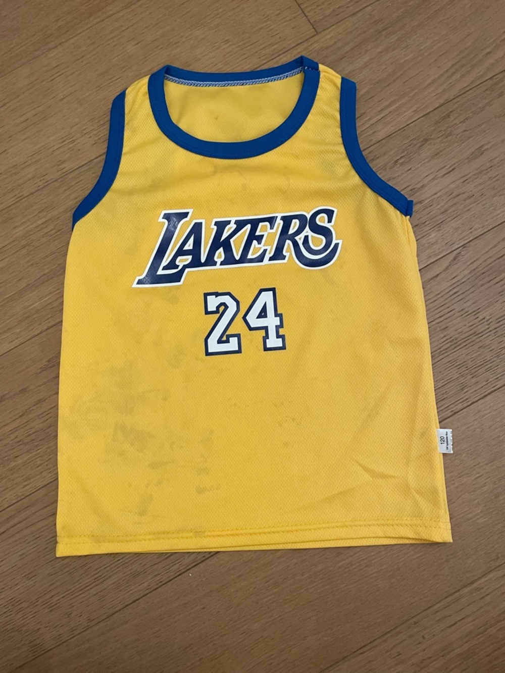 Kids LA Lakers Basketball Jersey Tank Top and Shorts #24 Size 5T/6